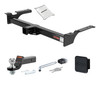 75 - 06 Ford Econoline van 2in. CURT Trailer Hitch + Ball Mount + Cover + Lock Kit HWA797
