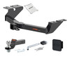 22 - 24 Ford Maverick Excluding factory receiver 2in. CURT Trailer Hitch + Ball Mount + Cover + Lock Kit HWA959
