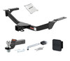 07 - 14 Ford Edge Fits beneath factory 1-1/4" receiver hitch 2in. CURT Trailer Hitch + Ball Mount + Cover + Lock Kit HWA811