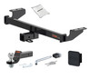 21 - 24 Ford Bronco Sport 2in. CURT Trailer Hitch + Ball Mount + Cover + Lock Kit HWA789