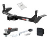06 - 10 Ford Explorer Fits beneath factory 1-1/4" receiver hitch 2in. CURT Trailer Hitch + Ball Mount + Cover + Lock Kit HWA832