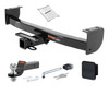 16 - 23 Toyota Tacoma Excluding factory receiver 2in. CURT Trailer Hitch + Ball Mount + Cover + Lock Kit HWA2446