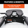 CURT 30K, A30 5th Wheel Hitch with Base Rails, 30,000 lbs 16191