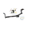 2010-2015 Toyota Prius Except w/Plug-In Model Draw-tite Class 1 Trailer Hitch, 1-1/4 Inch Square Receiver Bundle w/ Plug-n-Play T-One Wiring Harness 24847