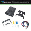 2010-2010 Dodge Ram 3500  Tekonsha  Prodigy P3 90195 Proportional Brake Controller for Trailers with 1-4 Axles