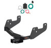 2024 - 2025 Ford F-150 With factory receiver Curt 2", Class 4 Trailer Tow Hitch + 4-flat Wiring Kit 14021