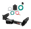 2006 - 2008 Ford F-150 Excluding factory receiver (built after 8/5/05) Curt 2", Class 4 Trailer Tow Hitch + 4-flat Wiring Kit 14360