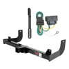 10 - 14 Ford F-150 Excluding factory receiver Curt 2", Class 4 Trailer Tow Hitch + 4-flat Wiring Kit 14002