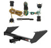 1997 - 1999 Ford F-250LD New body, excluding 20" spare tire Curt 2", Class 3 Trailer Tow Hitch + 4-flat Wiring Kit 13038-5