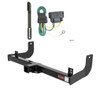 2010 - 2014 Ford F-150 Excluding factory receiver Curt 2", Class 3 Trailer Tow Hitch + 4-flat Wiring Kit 13368