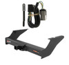 2002 - 2004 Ford F-350 Super Duty Excluding cab & chassis Curt 2", Class 5 Trailer Tow Hitch + 4-flat Wiring Kit 15410