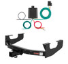 2008 - 2016 Ford F-350 Super Duty Excluding cab & chassis Curt 2", Class 4 Trailer Tow Hitch + 4-flat Wiring Kit 14355
