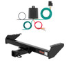 1985 - 1987 GMC K3500 Cab & chassis Curt 2", Class 3 Trailer Tow Hitch + 4-flat Wiring Kit 13028