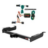 96 - 99 GMC Savana 3500 Excluding cutaway models Curt 2", Class 4 Trailer Tow Hitch + 4-flat Wiring Kit 14090