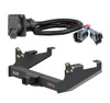 2020 - 2026 Ford F-350 Super Duty Cab & chassis with 34" frame width (O.D.) Curt 2-1/2", Class 5 Trailer Tow Hitch + 7-way Wiring Kit 15804