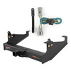 05 - 07 Ford F-350 Super Duty Cab & chassis with 34" frame width (O.D.) Curt 2", Class 5 Trailer Tow Hitch + 4-flat Wiring Kit 15445