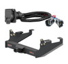 2020 - 2026 Ford F-350 Super Duty Cab & chassis with 34" frame width (O.D.) Curt 2", Class 5 Trailer Tow Hitch + 7-way Wiring Kit 15402