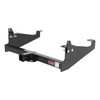 1999 - 2026 Ford F-450 Super Duty Cab & chassis with 34" frame width (O.D.) Curt 2", Class 4 Trailer Tow Hitch + 4-flat Wiring Kit 14048