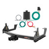 15 - 19 GMC Sierra 3500 HD 8' bed, excluding factory receiver, Tommy Gate lift or cab & chassis Curt 2", Class 3 Trailer Tow Hitch + 4-flat Wiring Kit 13187