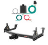 2015 - 2019 GMC Sierra 2500 HD 8' bed, excluding factory receiver, Tommy Gate lift or cab & chassis Curt 2", Class 3 Trailer Tow Hitch + 4-flat Wiring Kit 13187