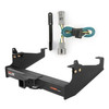 05 - 07 Ford F-350 Super Duty Cab & chassis with 34" frame width (O.D.) Curt 2-1/2", Class 5 Trailer Tow Hitch + 4-flat Wiring Kit 15845