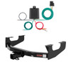 2008 - 2016 Ford F-450 Super Duty Excluding cab & chassis Curt 2", Class 3 Trailer Tow Hitch + 4-flat Wiring Kit 13355