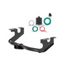 18 - 24 Alfa Romeo Stelvio Excluding Quadrifoglio Curt 2", Class 3 Trailer Tow Hitch + 4-flat Wiring Kit 13391