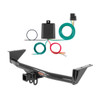 2015 - 2022 GMC Canyon Curt 2", Class 3 Trailer Tow Hitch + 4-flat Wiring Kit 13203