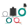 17 - 20 Audi A4 Sedan, excluding S Line Curt 1-1/4", Class 1 Trailer Tow Hitch + 4-flat Wiring Kit 11448