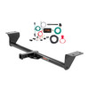16 - 18 Honda Civic Sedan, excluding center exhaust Curt 1-1/4", Class 1 Trailer Tow Hitch + 4-flat Wiring Kit 11604