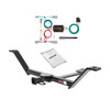 09 - 13 Honda Fit Curt 1-1/4", Class 1 Trailer Tow Hitch + 4-flat Wiring Kit 11064