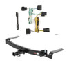 2008 - 2011 Ford Focus Coupe Curt 1-1/4", Class 1 Trailer Tow Hitch + 4-flat Wiring Kit 11319