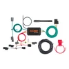 2016 - 2021 Honda Civic Sedan, excluding center exhaust Curt 1-1/4", Class 1 Trailer Tow Hitch + 4-flat Wiring Kit 11591