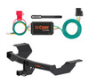 2017 - 2026 Honda CR-V Excluding hybrid with kick sensor Curt 1-1/4", Class 2 Trailer Tow Hitch + 4-flat Wiring Kit 12169
