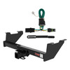 85 - 91 GMC Jimmy Full size Curt 2", Class 3 Trailer Tow Hitch + 4-flat Wiring Kit 13401
