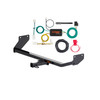 17 - 22 Hyundai Ioniq Excluding Electric or Plug-In Curt 1-1/4", Class 1 Trailer Tow Hitch + 4-flat Wiring Kit 11486