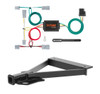 2007 - 2008 Honda Fit Curt 1-1/4", Class 1 Trailer Tow Hitch + 4-flat Wiring Kit 11058