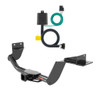 2019 - 2020 Hyundai Santa Fe Curt 2", Class 3 Trailer Tow Hitch + 4-flat Wiring Kit 13195
