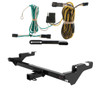 1987 - 1996 Chevrolet G-Series Van Curt 2", Class 3 Trailer Tow Hitch + 4-flat Wiring Kit 13016