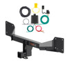 2018 - 2025 Audi SQ5 Curt 2", Class 3 Trailer Tow Hitch + 4-flat Wiring Kit 13499