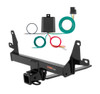 2013 - 2015 BMW X1 With panoramic sunroof only Curt 2", Class 3 Trailer Tow Hitch + 4-flat Wiring Kit 13140
