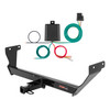 14 - 24 Infiniti Q50 Excluding Sport Curt 1-1/4", Class 1 Trailer Tow Hitch + 4-flat Wiring Kit 11407