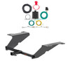 2020 - 2023 Hyundai Sonata Excluding Hybrid Curt 1-1/4", Class 1 Trailer Tow Hitch + 4-flat Wiring Kit 11619