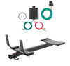2000 BMW 323i Wagon Curt 1-1/4", Class 1 Trailer Tow Hitch + 4-flat Wiring Kit 11174
