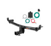 15 - 18 Audi Q3 Quattro Curt 2", Class 3 Trailer Tow Hitch + 4-flat Wiring Kit 13238