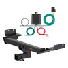 22 - 23 Jeep Compass Curt 2", Class 3 Trailer Tow Hitch + 4-flat Wiring Kit 13363