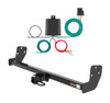 1998 - 2002 Chevrolet Prizm Sedan Curt 1-1/4", Class 1 Trailer Tow Hitch + 4-flat Wiring Kit 11181