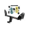 14 - 19 Cadillac CTS Sedan Curt 1-1/4", Class 1 Trailer Tow Hitch + 4-flat Wiring Kit 11900
