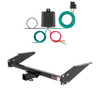 1985 - 1994 Chevrolet Astro 16" spare requires relocation Curt 2", Class 3 Trailer Tow Hitch + 4-flat Wiring Kit 13035