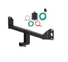 17 - 23 BMW 530i Sedan, single muffler Curt 1-1/4", Class 1 Trailer Tow Hitch + 4-flat Wiring Kit 11478